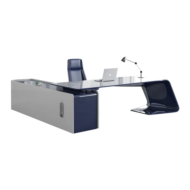 

, paint, president simple personality, modern white atmosphere, large class office boss desk