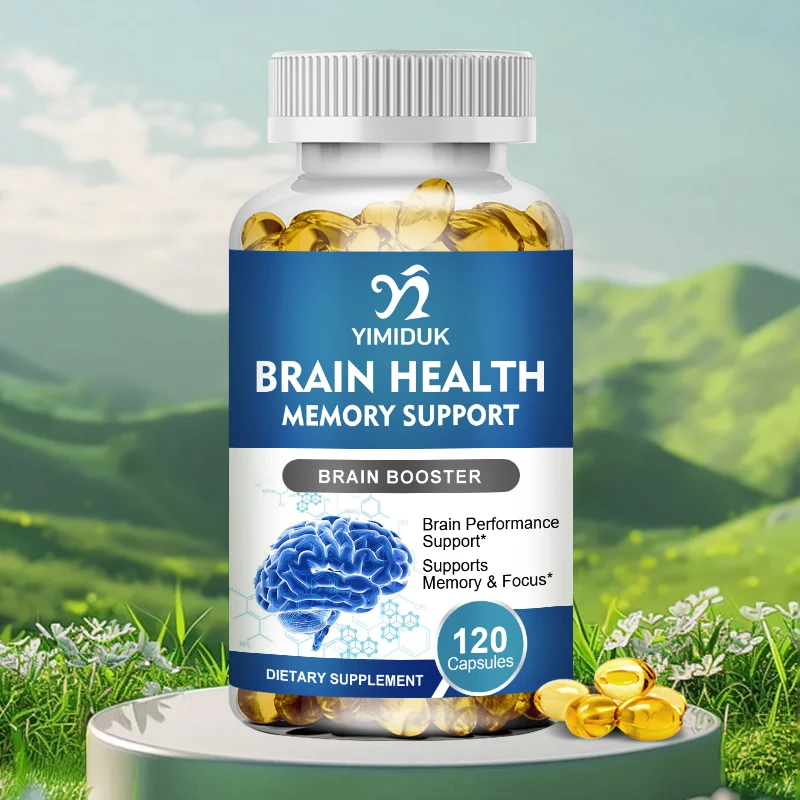 Pure Brain Health Supplement, with Phosphatidylserine, for Concentration, Memory Clarity & Focus, Boosts Learning & Sharp Mind