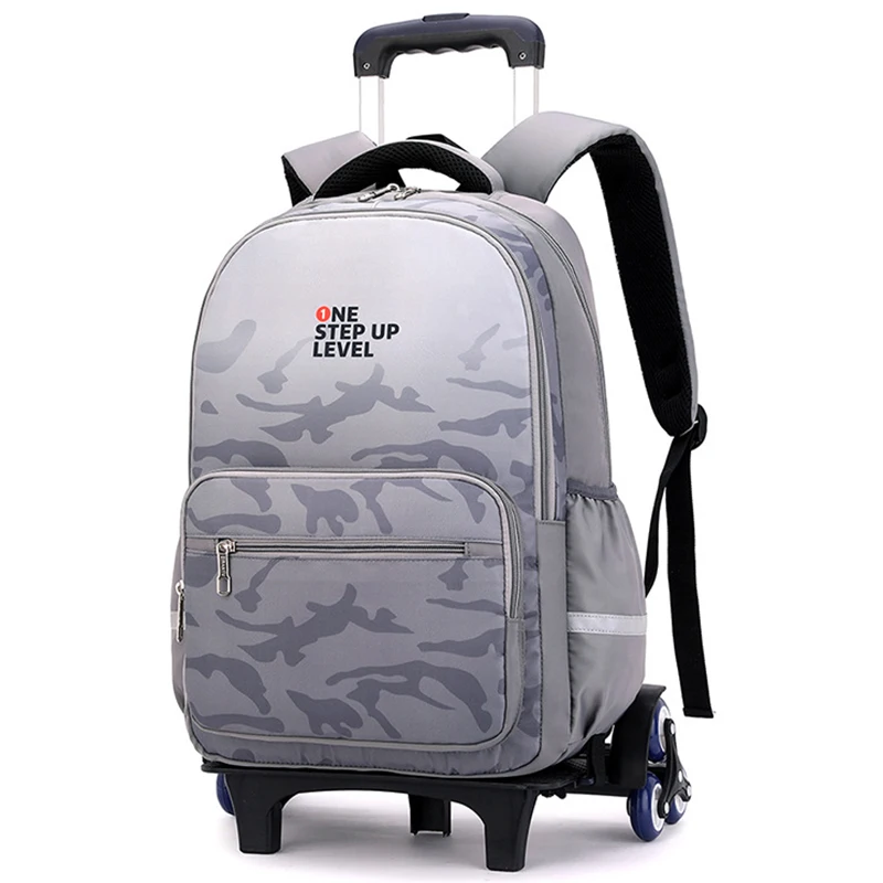 

New Trolley Backpack School Bags for Boys Mochila Infantil Escolar Detachable Sac A Dos Hommes Rolling Mochilas Para Hombre