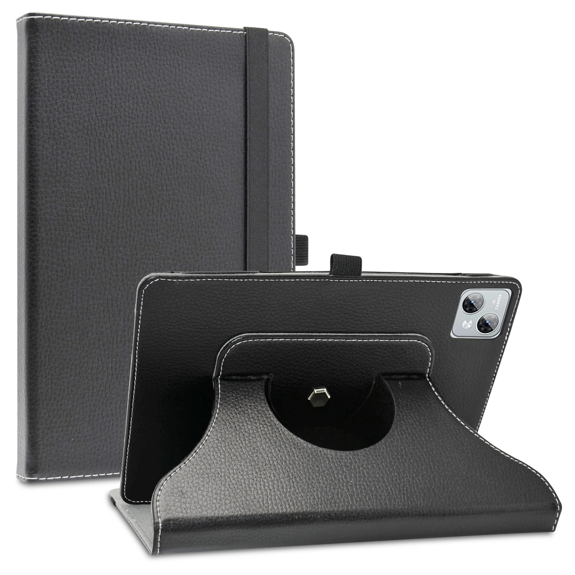 

360 Degree Rotary Rotating PU Leather Cover For DOOGEE T10S / T10 10.1" Tablet