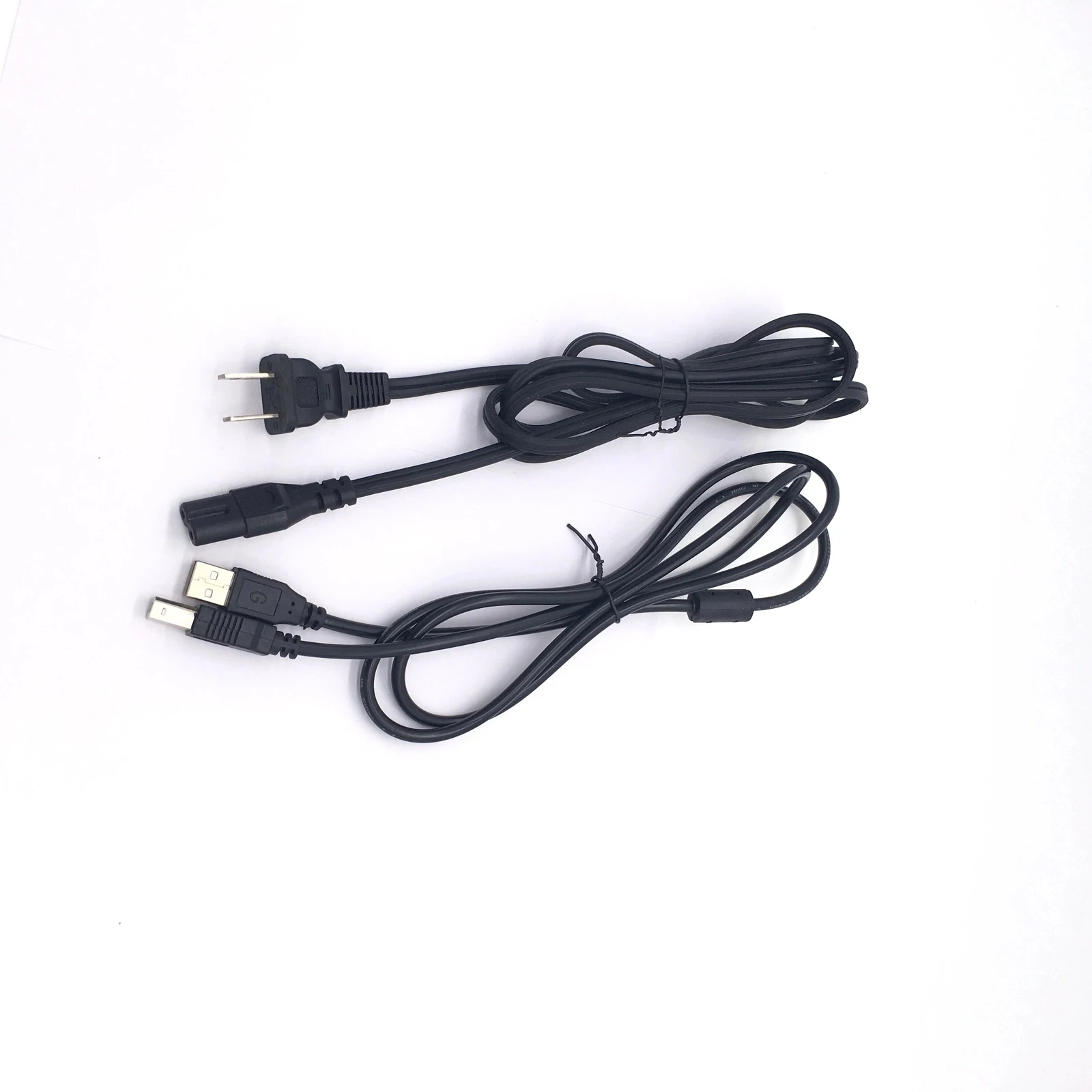 Cabo USB + cabo de alimentação para impressora, adequado para Epson Workforce 840 WF-7510 XP610 XP310 WF-2860