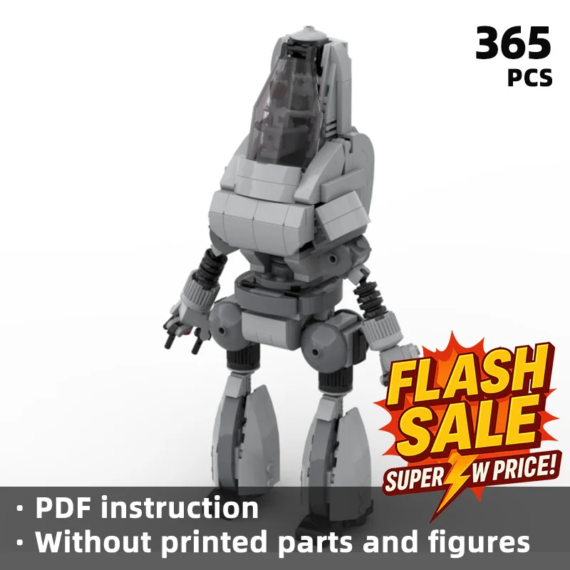 Falowt！The mechanical Scout robot, featuring detailed sci-fi robots and complex designs, is a collection of building blocks