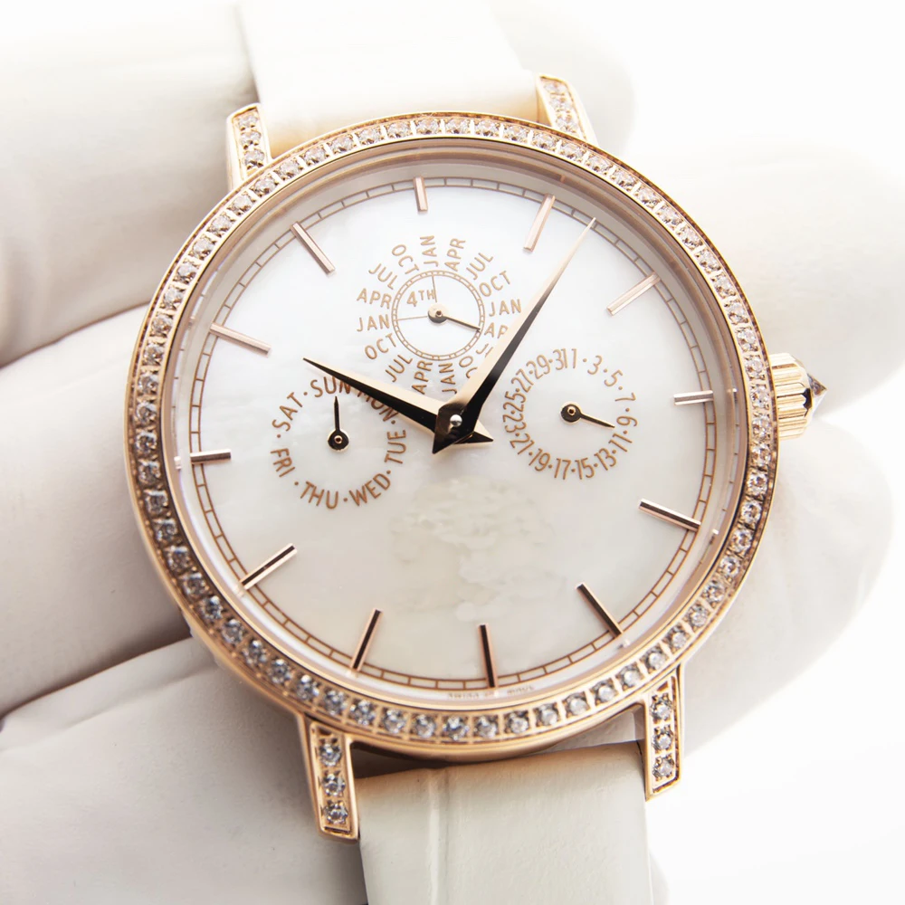 2026 Luxury Brand Women's Automatic Watch Leather Strap Designer Wristwatch Waterproof Casual Classic Women Automatic Watches