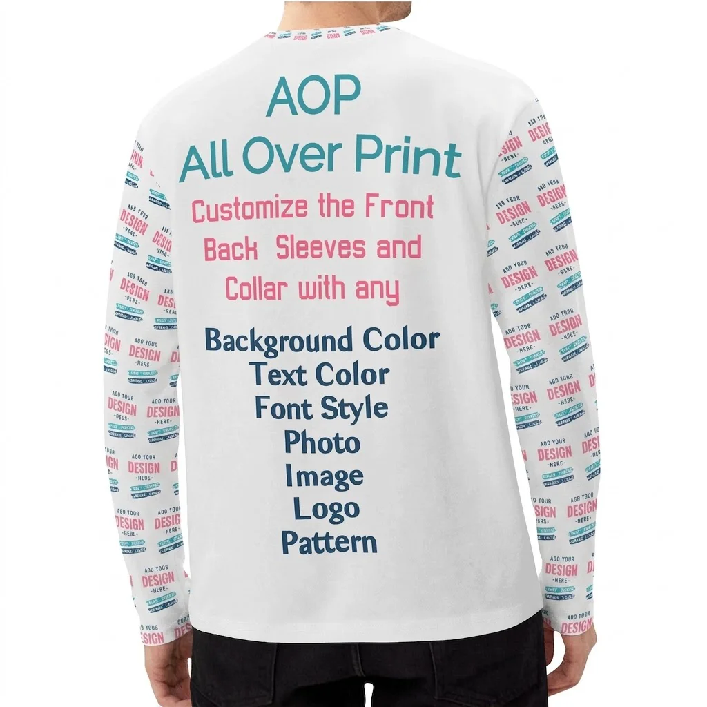 Custom Long Sleeve T Shirt All - đánh giá và giá Tee Graphic Print