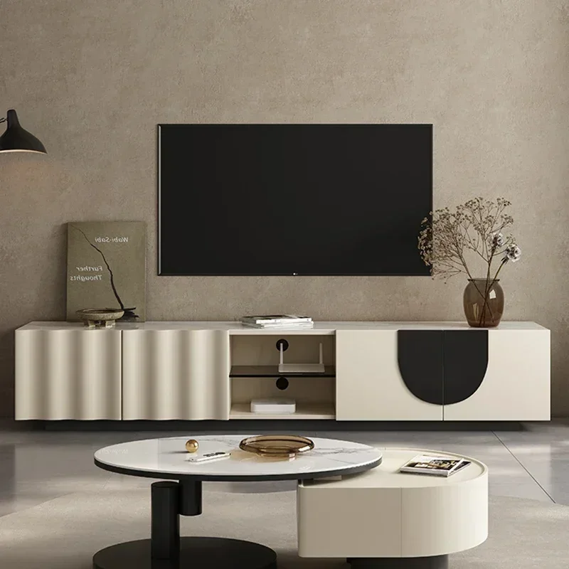Tv Cabinet for Living Room Easy to Use Space Saving Reinforced Frame Scratch Resistant Sturdy Construction Easy Assembly