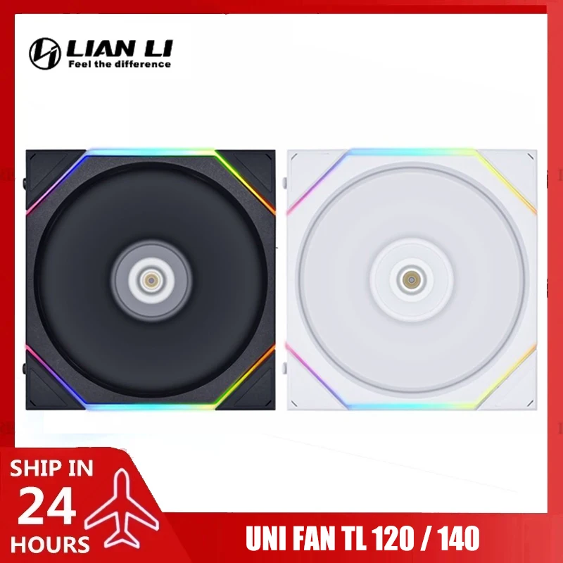 

Lian Li TL120 TL140 Uni Fan Forward/Reverse Computer Case Fan, Water Cooling Cooler Support L-Connect 3, 1 Pcs Pack