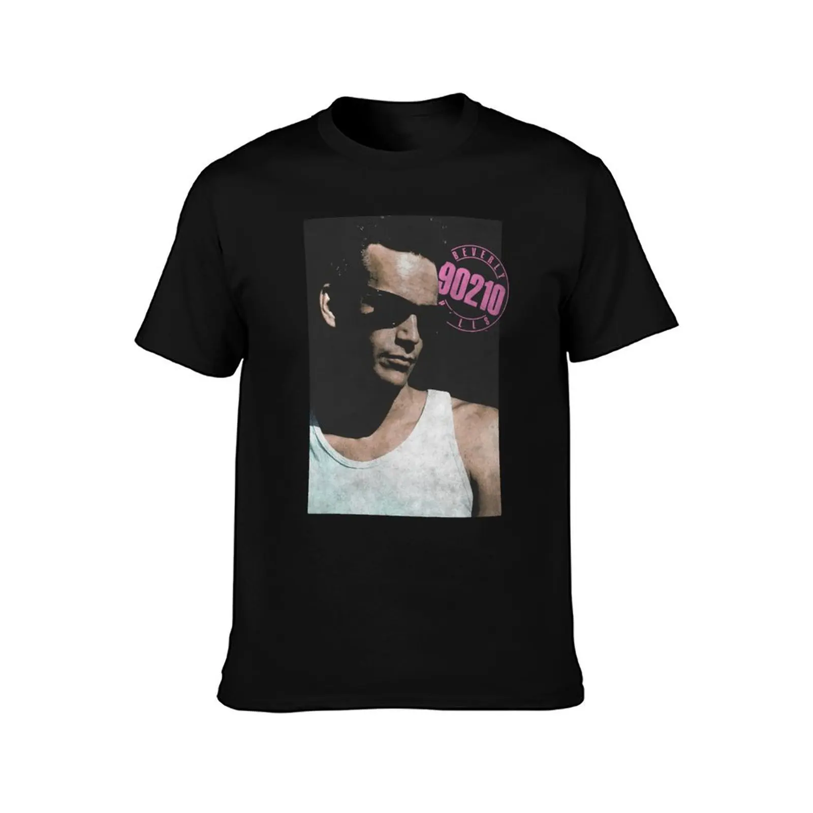 Beverly Hills, 90210 Dylan McKay Distressed Heartthrob Portrait T-Shirt Summer Fashion Casual Tee Shirt