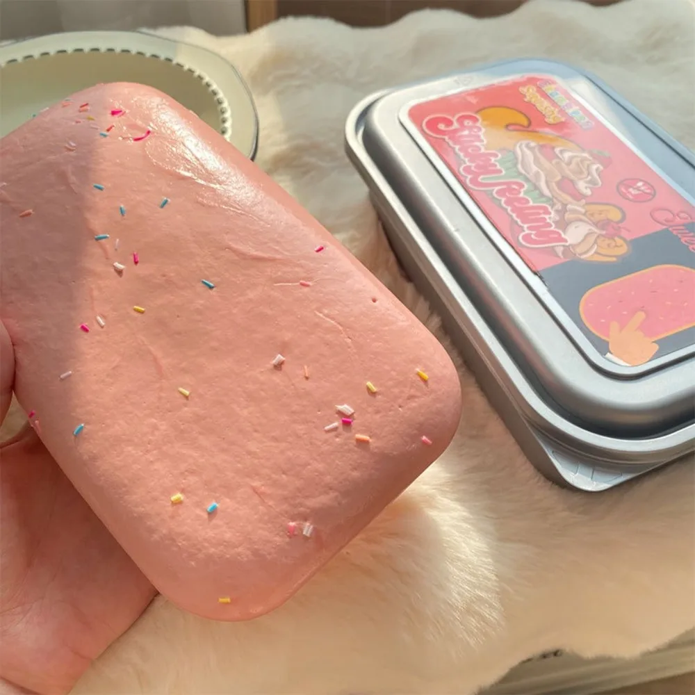 Nieuwe Sticky Hands Squeeze Brood Stress Relief Relax Zintuiglijke Fidget Speelgoed Aardbei Slow Rebond Squishies Puppy