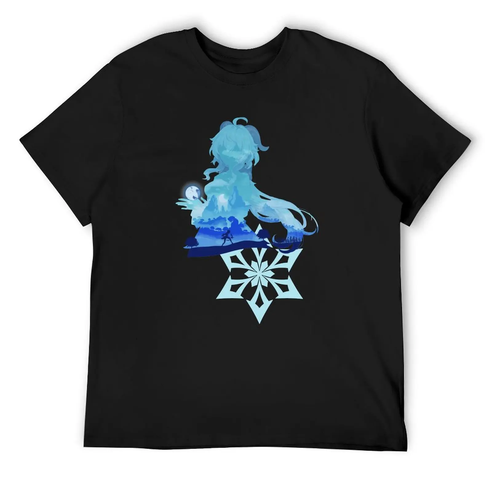 

Ganyu Vision T-Shirt fashion shirts blue archive summer shirt affliction shirts shirts graphic tee men