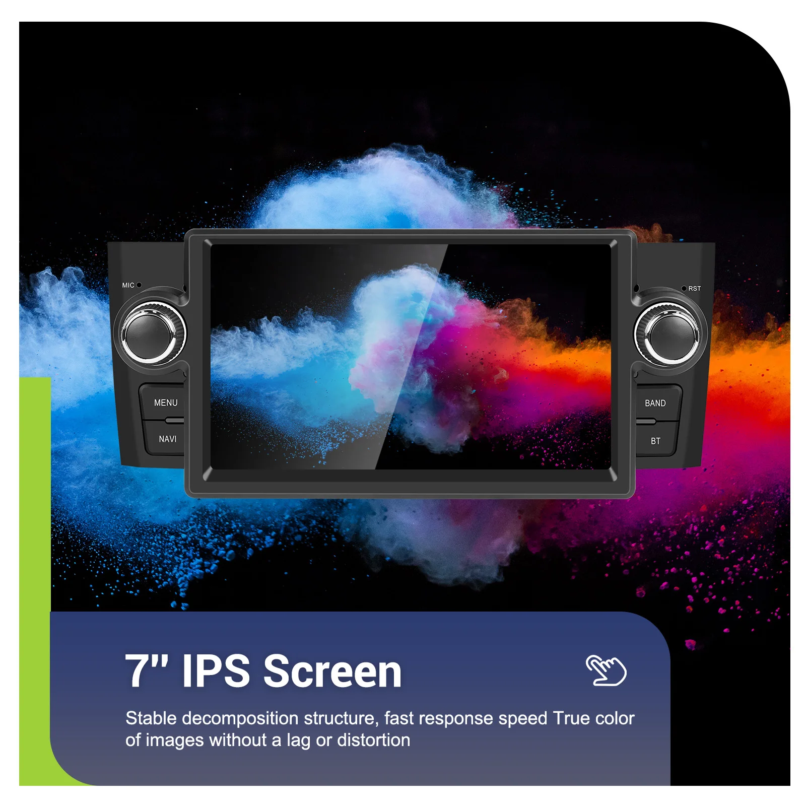 Podofo 1Din Android 4+64G Autoradio für FIAT Punto 05-09/Linea 07-11 Carplay Android Auto GPS WIFI Mirror Link Auto-Audio-Stereoanlage – Detail 16