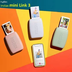 Original Fujifilm Instax Mini Link 3 Printer Instax Photo Camera Printers For Smart PhoneApp Film Machine New Fuji Camera