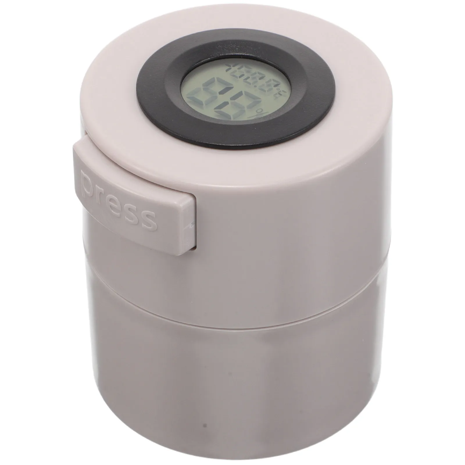 

Контейнер для клея для наращивания ресниц с термометром, герметичный, компактный органайзер для хранения ресниц, для использования в салоне или дома