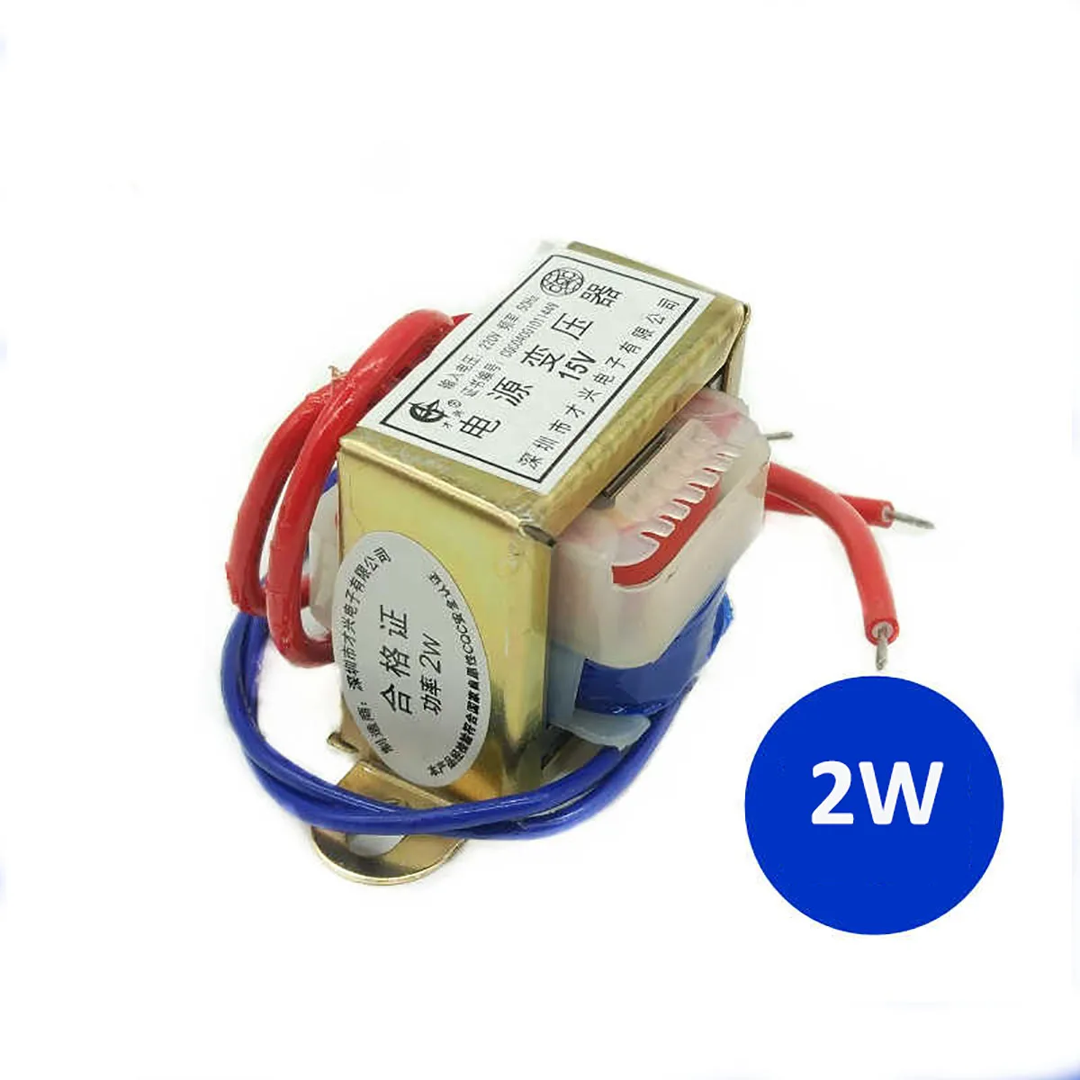 

EI35 2W Transformer 220V to 6V/9V/12V/15V/18V/24V AC Full Power DB-2VA Input AC 220V 50HZ