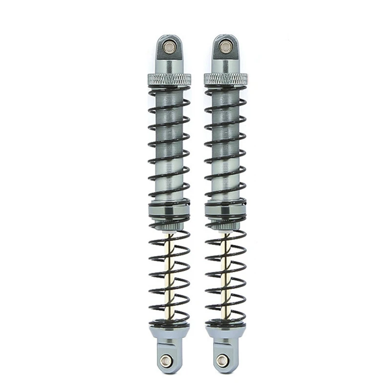 For TRX4 SCX10 90046 1/10 Simulation Of Climbing Car Double-Stage Spring Shock Absorber Metal Oil Shock Absorber