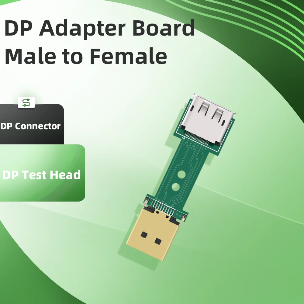 DP Male to Female Adapter Board DP Male to Female Test Head Connector Adapter for Testing Tool Fixture
