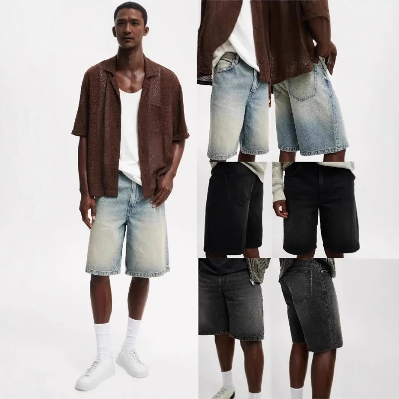 

New Men's Europe and the United States Men's Denim Shorts Men's Casual Denim Pants Teenage Jeans Casual Pants Summer Clothing