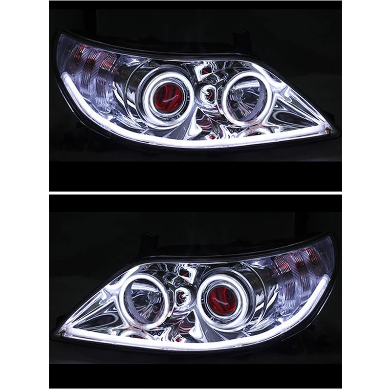 Customized Full LED Headlights For BYD F6 2008-2015 Bi-xenon Projector Lens Front Lamps With DRL view 5