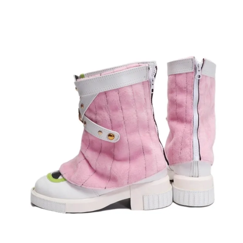 Genshin Impact Varesa Scarpe Cosplay Halloween per uomo Donna Stivali di carnevale Puntelli Cosplay