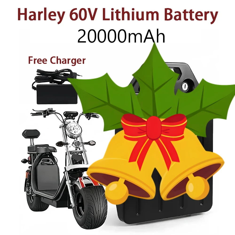 

60V 20Ah Electric Motorcycle Waterproof 18650 lithium Battery For Citycoco Scooters And Bicycles