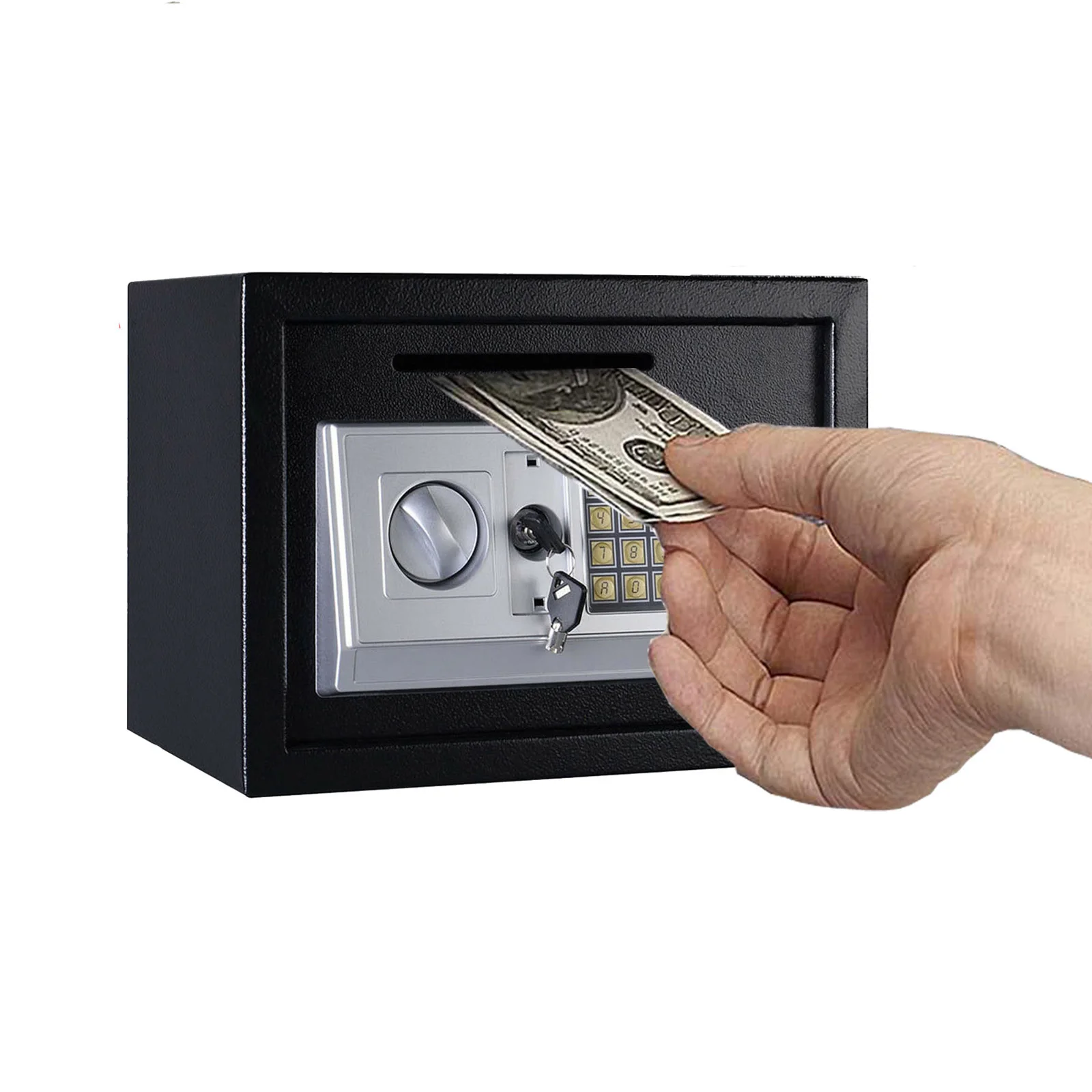 Digital Electronic Security Safe Box Safe Digital Keypad,16L Steel Construction Cash Safe for Home Business Jewelry Office