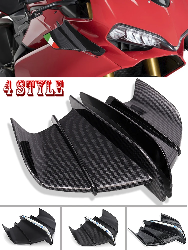 Dla Yamaha YZF R1 R6 R25 R7 R3 dla Bmw S1000RR S1000R S 1000 RR/R 1000R 1000RR Spoiler motocyklowy Skrzydło Aerodynamiczne Winglet — zdjęcie 2