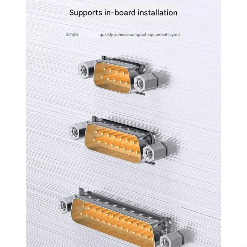 Universal DB9Pin Male Ended Cable Tin Plated Copper Interfaces And Environmental Protections Plastic For Long Lasts Use 896C