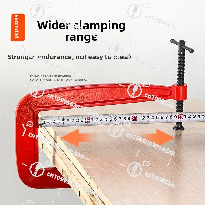 Heavy Duty Strong G-Clamp Fast Woodworking Clamp Fixing Clamp Tightener Deepening Rocker Clamp G-Clamp C-Clamp