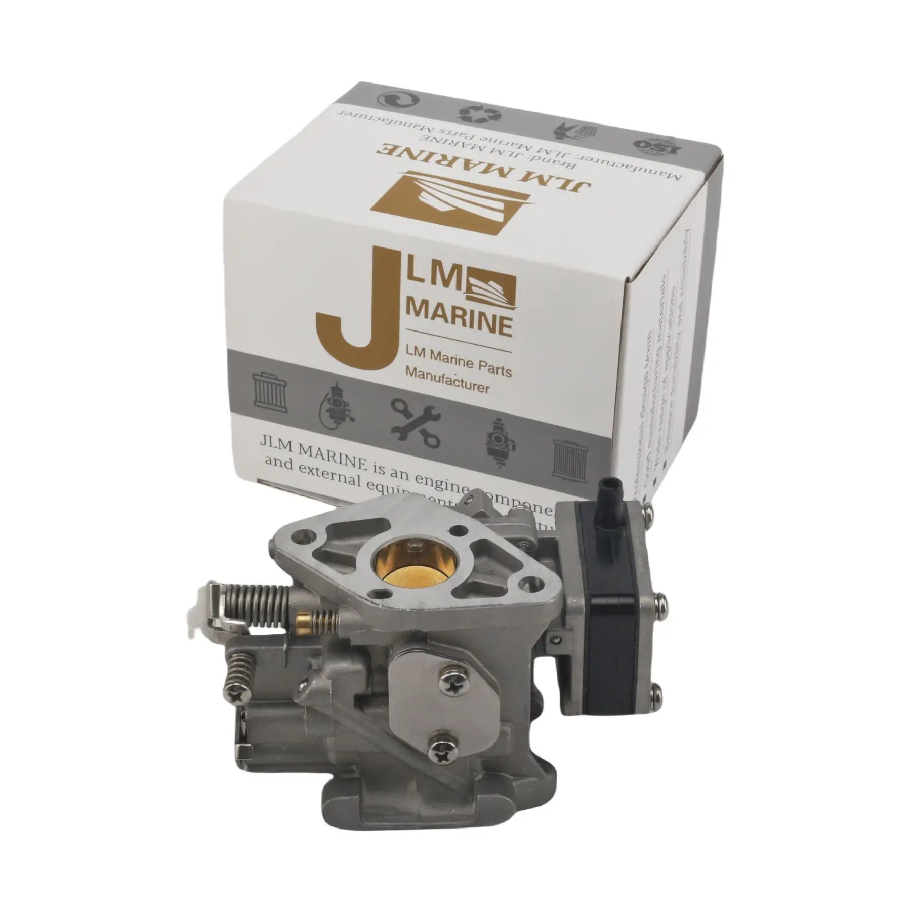 JLM Marine Outboard Carburetor Carb for Tohatsu Nissan 2 Stroke 6 8 9.8 HP M9.8 M6B M8B NS9.8 3G0-032000M 3B2-03200-1