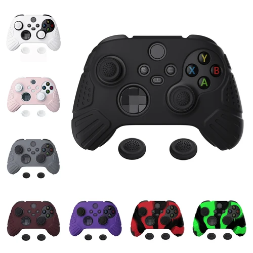 Imagen 1 del producto PlayVital Guardian Edition Funda de silicona antideslizante Protector de goma para controlador inalámbrico Xbox Core con tapas de Joystick