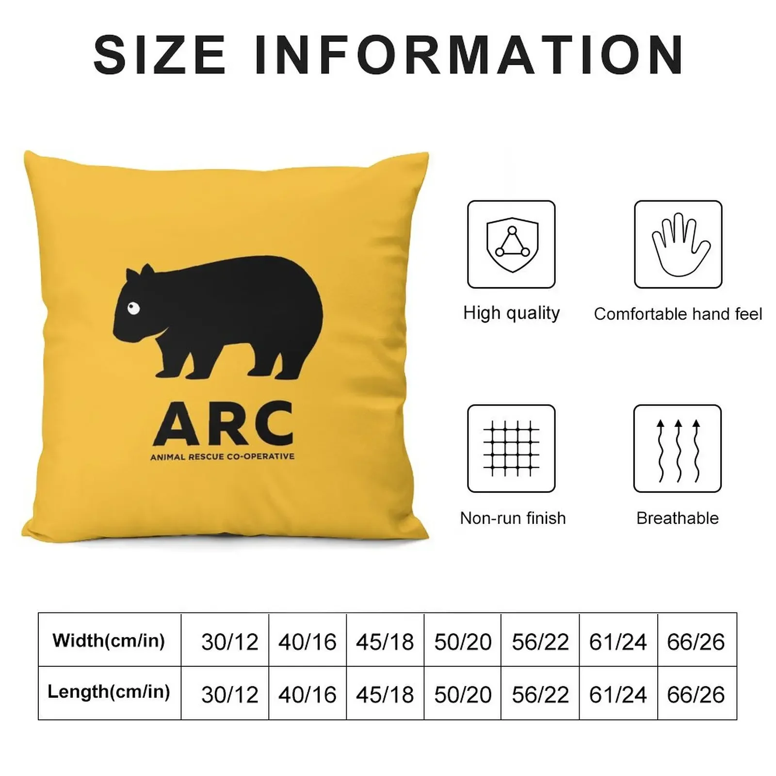 ARC Wombat gear: Pillows, Hangings, Stickers! Stuff for your pool room or shelter Throw Pillow pillow pillowcase pillow