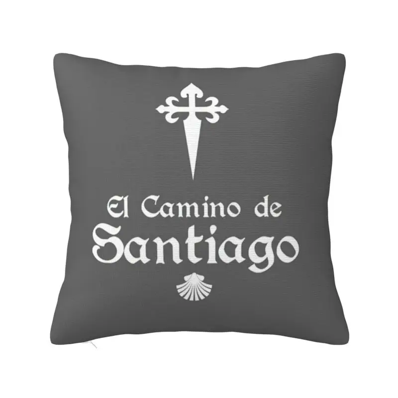 Custom Santiago De Compostela Camino Modern Throw Pillow Covers Cushion Cover