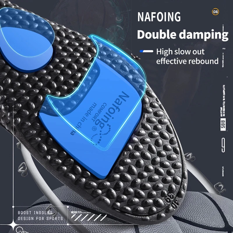 1Pair EVA Sports Shock Absorption Shoes Insole for Feet Height Increase Insoles Men Women Arch Support Orthopedic Shoe Pads image 3