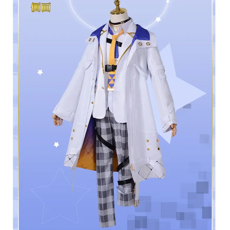 Nijisanji AT Aster Arcadia Cosplay Costumes Celestial One ILUNA VTuber Wig Headwear Unisex Uniform Suits