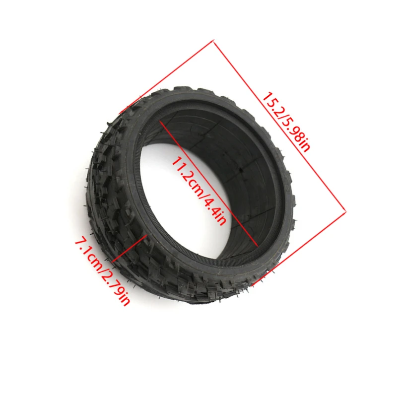 Durable 180x70 Solid Rubber Tire for Electric Scooter Smooth Ride Replacement Upgrade
