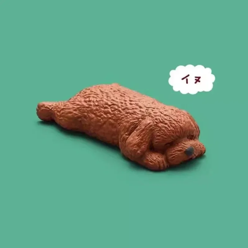 Zoo Sleeping Posture Anime Action Funny Gashapon Figure Model Toys Gift for Children Collection Ornament