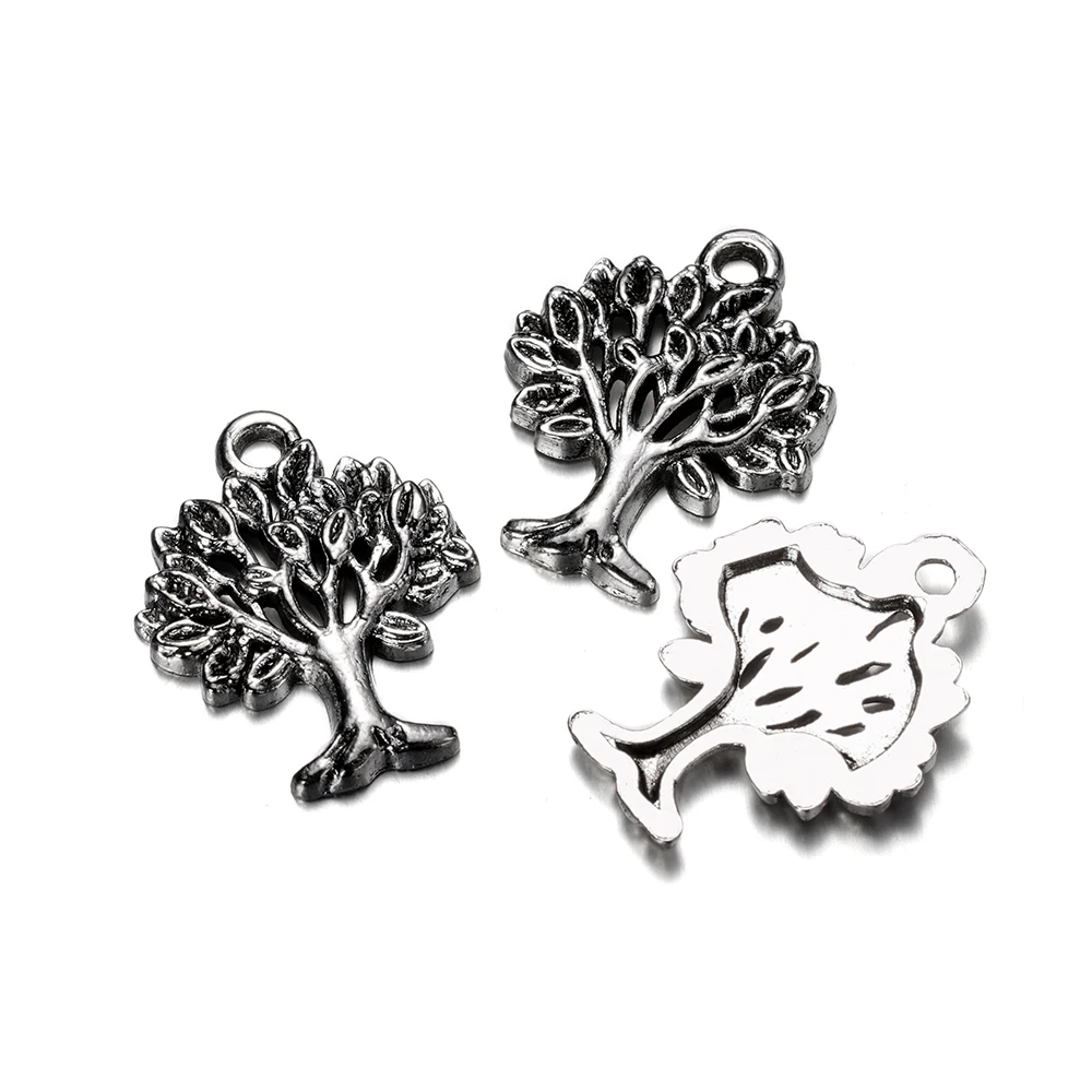 10-20Pcs/lot Mixed Style Plant Pendant Tree of Life Charms For Jewelry Making Bracelet Necklace DIY Handmade Accessories image 4