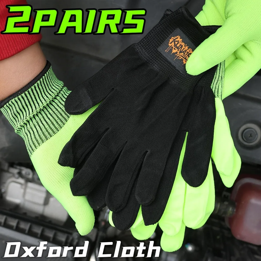

Professional Oxford Cloth Car Wrapping Gloves Vinyl Film Install Tool Anti Static Window Tint Finger Guard Auto Detail Supplies