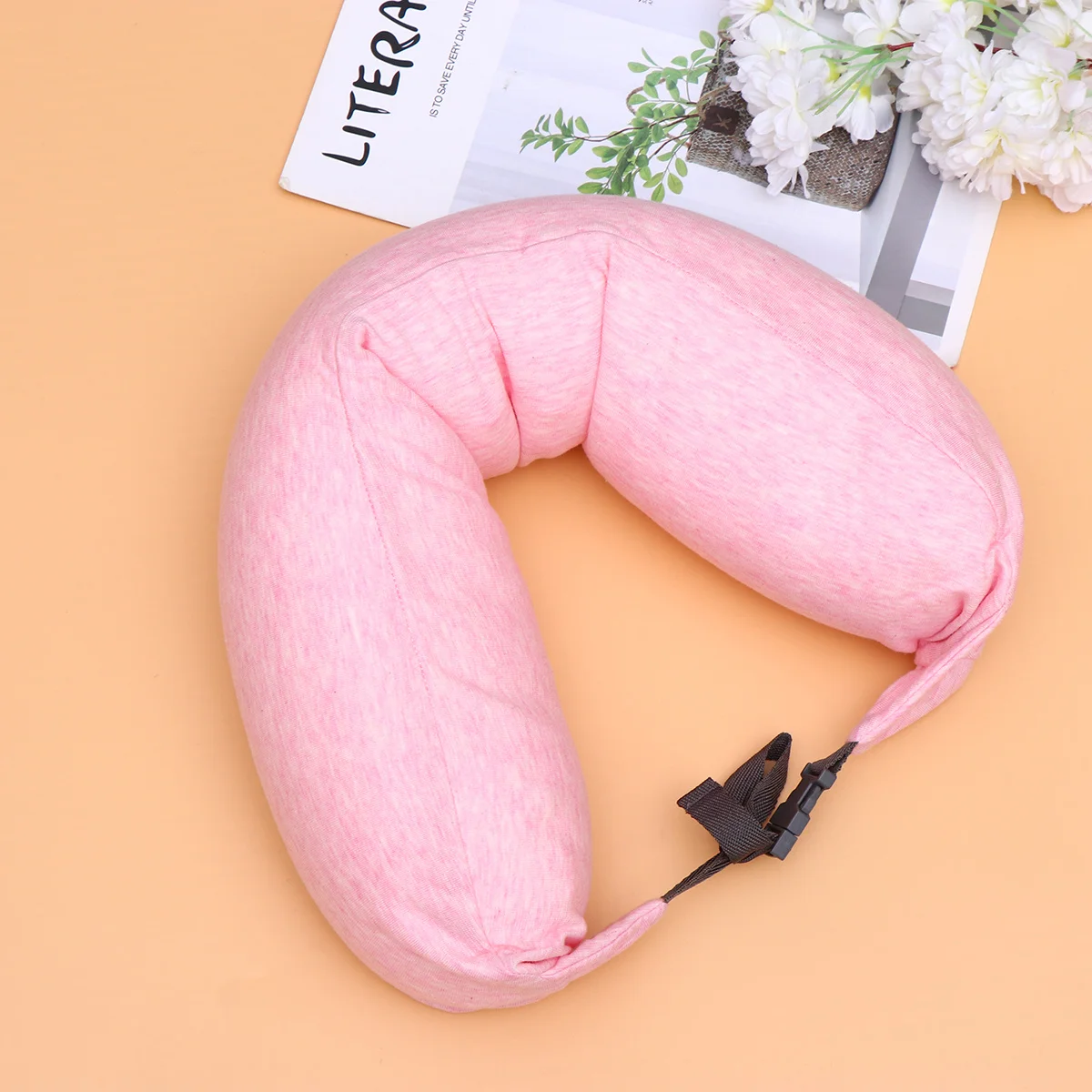 

U Shape Neck Pillow Soft Cotton Material for Office Home Travel Car Nap Rest Comfortable Support Non-Deform Sleeping Pillow