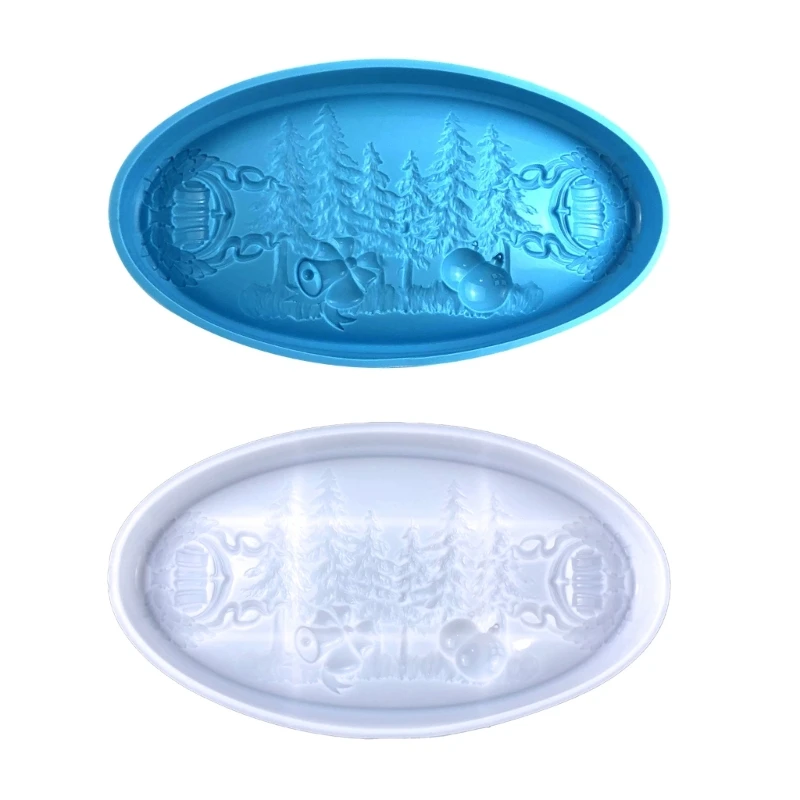

Silicone Mold Storage Tray Jewelry Ring Holder Ashtray Soap Dish Home Decoration