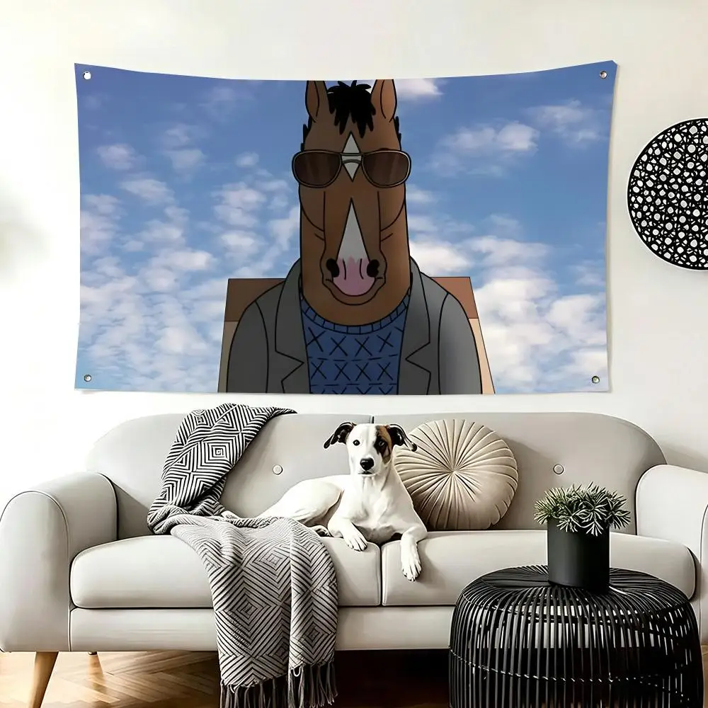Adult Animation B-BoJack Horseman Flags  For Living Room Home Dorm Decor Wall Outdoor Camping Party Banner Gifts