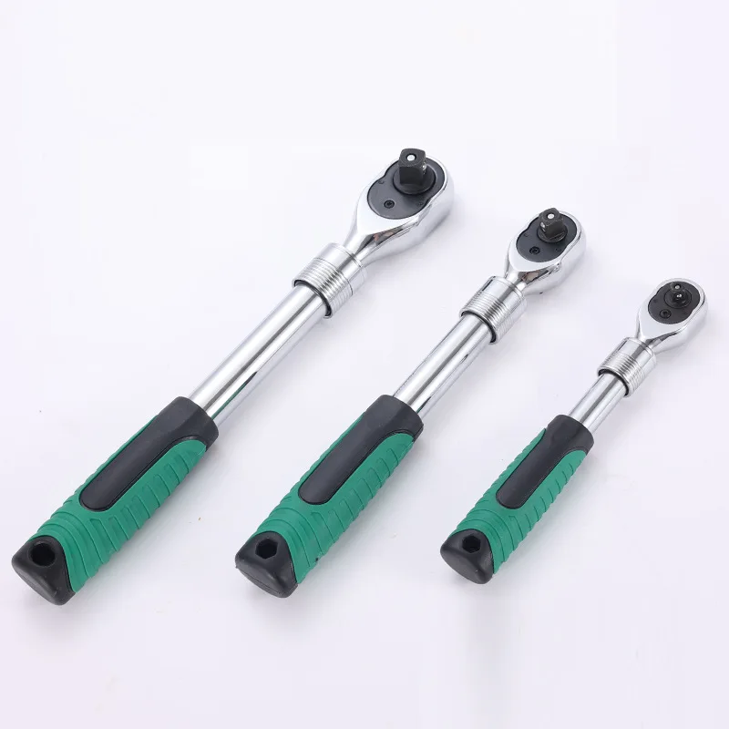 2025 مفتاح ربط سريع لتلميع الكروم، 72 سنًا، نموذج تلسكوبي، أداة إصلاح السيارات