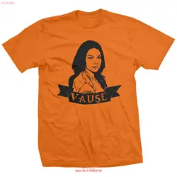 Vause orangeは、長袖または半袖の新しい黒のTシャツです