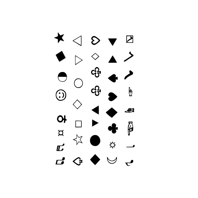 ملصقات الوشم المؤقت كول روز سكين السهم بندقية رسالة اليد وهمية الوشم مقاوم للماء الوشم الساق الذراع حجم صغير للنساء الرجال #6