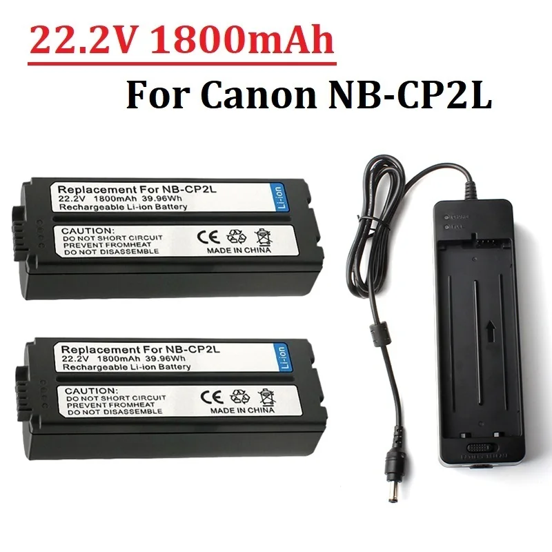 NB-CP2L NB-CP2LH 1800mah Battery for Canon Photographic Printers NB-CP1L For SELPHY CP510 CP600 CP800 CP900 CP1200 CP1300 CP1500