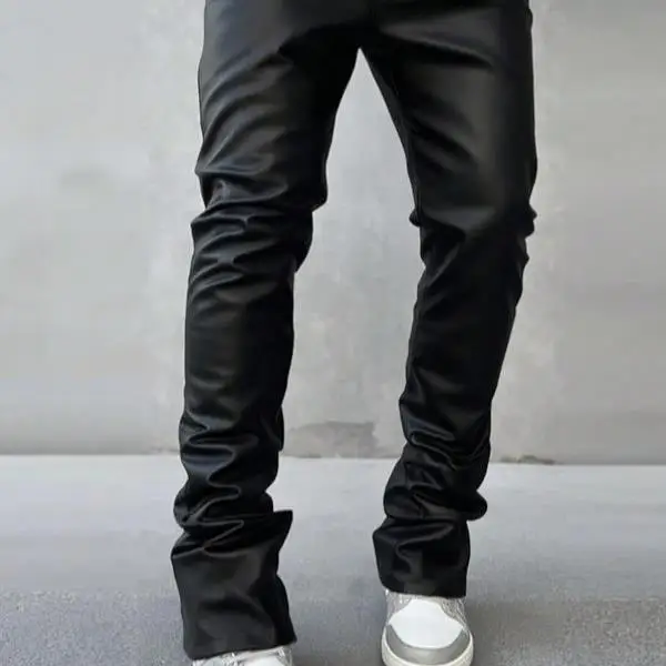 

New Men's Casual Pants High Waist Straight Leg Paratrooper Sle Neutral Fit Other Fabric 00% Other Material Winter Collection