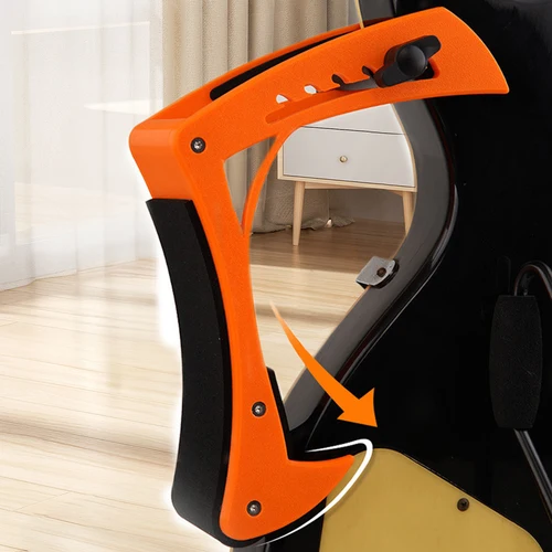 Imagen 1 del producto Reposapiés de guitarra ajustable, soporte de guitarra con Clip resistente al desgaste, soporte ergonómico para guitarra eléctrica acústica