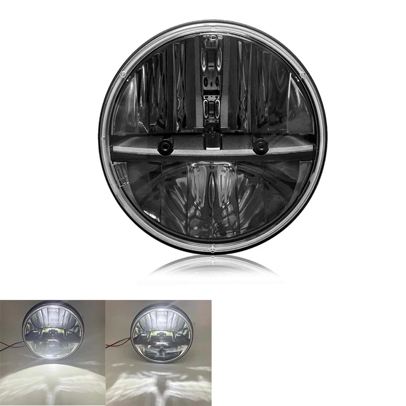 

1 шт. 6000K 7-дюймовая черная круглая светодиодная фара с ближним/дальним светом для Jeep Wrangler JK TJ LJ CJ Hummer H1 H2