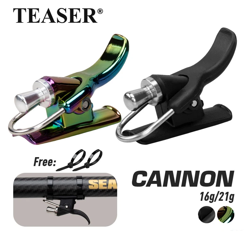 

TEASER Fishing Trigger Aid Power Cast Seafishing Breakaway Trigger Thumb Button Cannon Clip Fixed Spool Casting Finger Protector