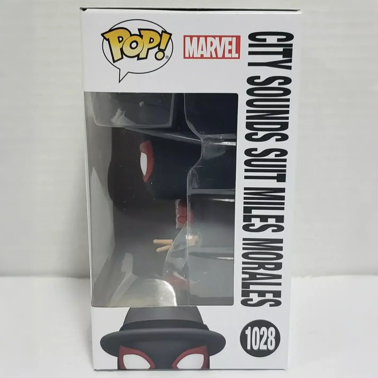 شخصية مارفل سبايدر مان 2 سيتي ساوندز سويت مايلز موراليس # 1028 Funko Pop 4.4 in لعبة تمثال فينيل قابلة للجمع ذات إصدار محدود #3