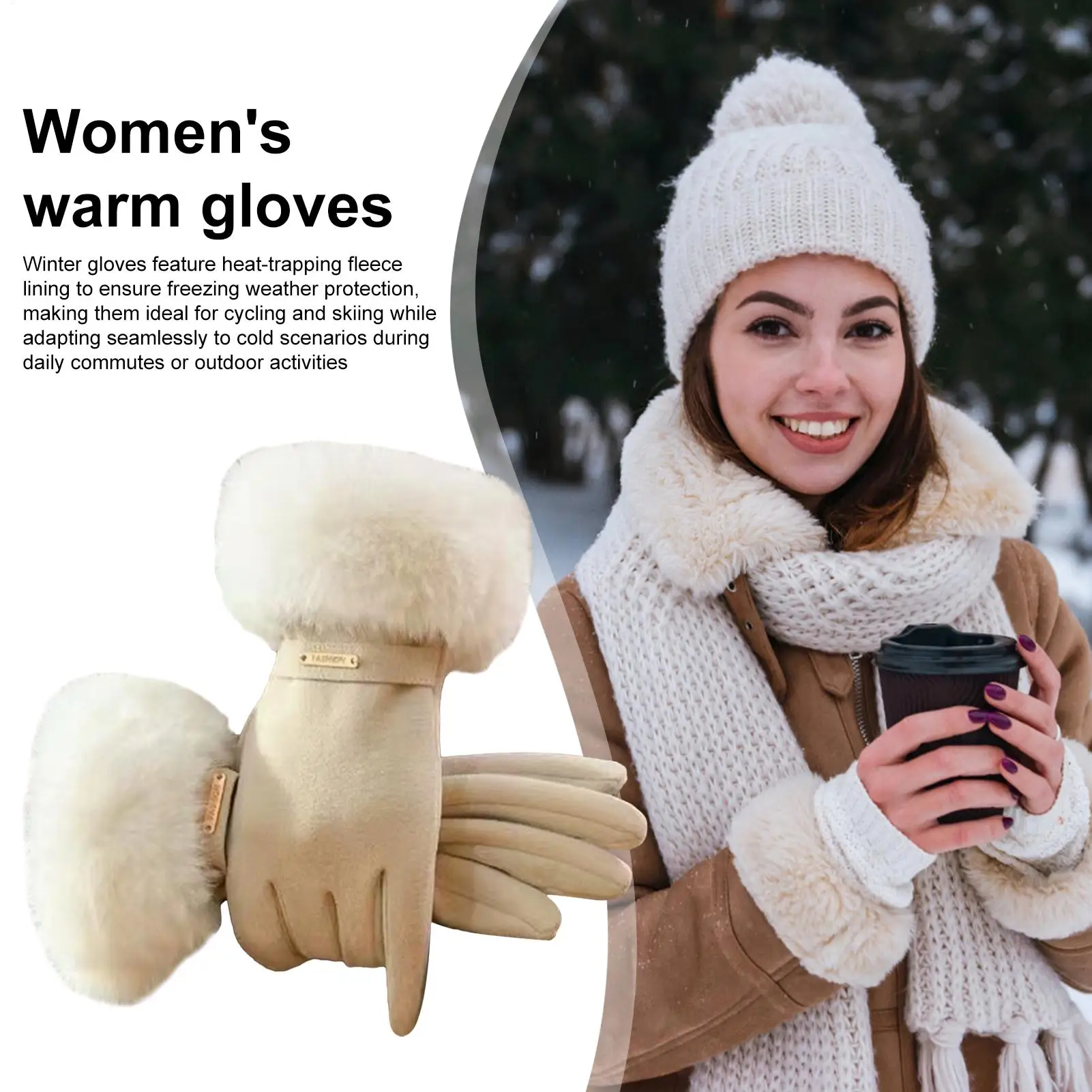 

Лыжные перчатки с сенсорным экраном, теплые варежки, перчатки для сноуборда для мужчин и женщин, для родителей, езды на велосипеде, спорта, вождения на открытом воздухе